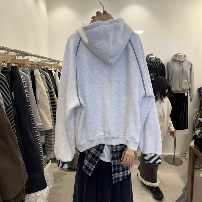 TAN&amp;COMO東大門㊣直郵女士新款25秋冬時尚真品衛衣加絨tan-COMO衛衣