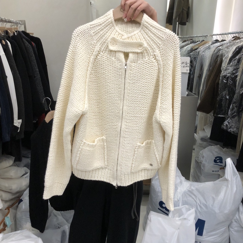 TAKE YOUE TIME韓國代購㊣女士新品人氣真品毛衣手工針織TAKE YOUE TIME毛衣圖色1