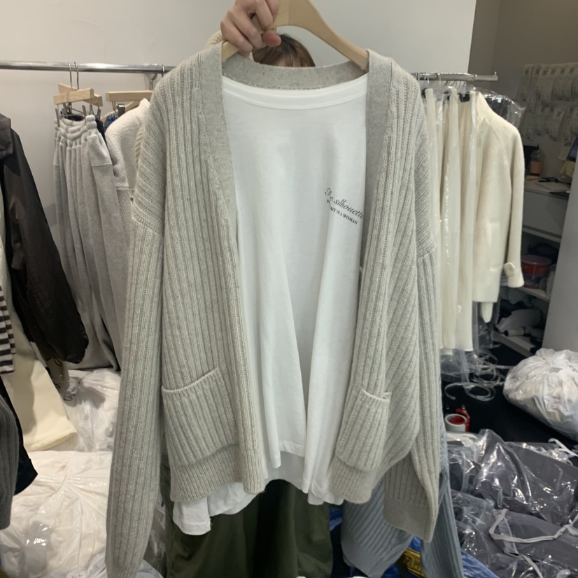 TAFFETA韓國代購㊣女裝新品推薦人氣職業時尚25秋冬毛衣不含內搭TAFFETA毛衣圖色3