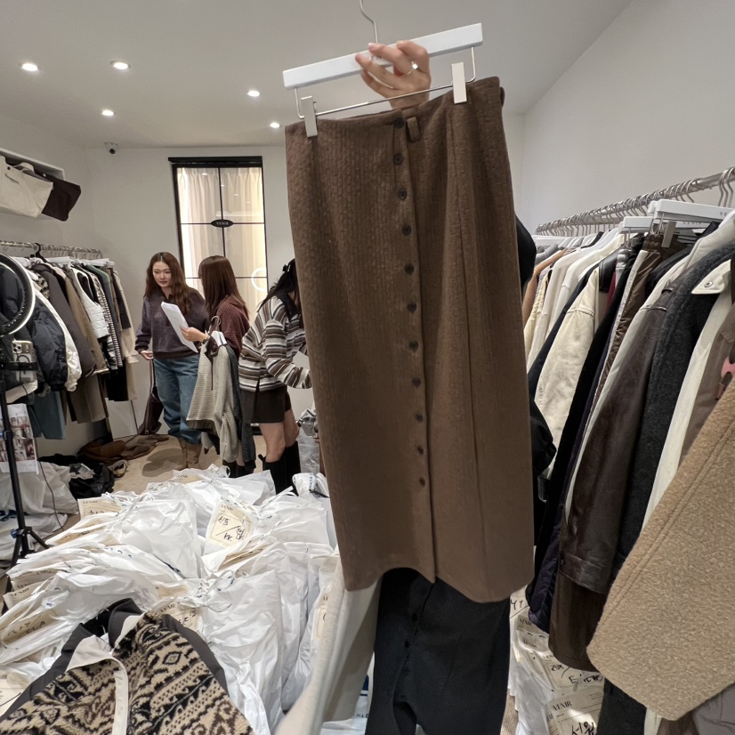 VENIR-a韓國直郵㊣女士新品時尚推薦真品休閑職業人氣長裙VENIR-a長裙圖色3