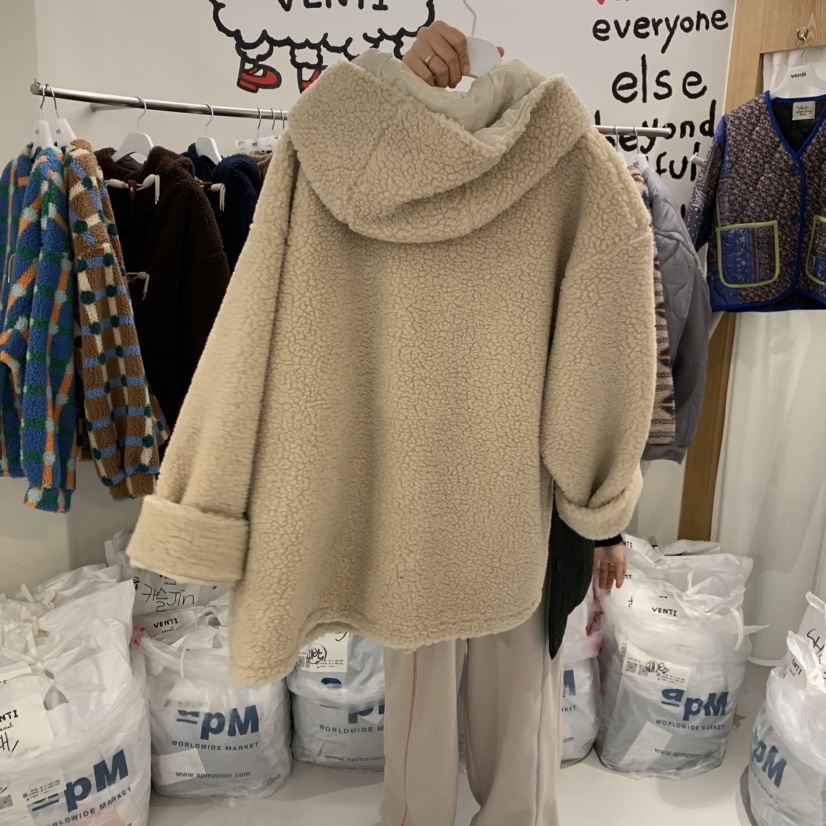 VENTI東大門㊣實拍女裝新款時尚25秋冬推薦真品中長款大衣羊毛VENTI中長款大衣