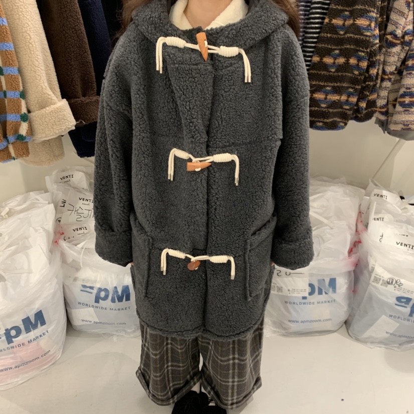 VENTI東大門㊣實拍女裝新款時尚25秋冬推薦真品中長款大衣羊毛VENTI中長款大衣圖色4