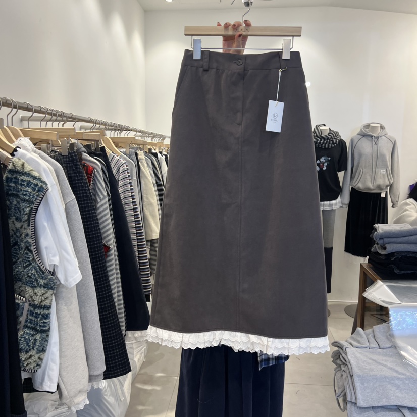 TAN&amp;COMO東大門㊣代購女裝新款職業時尚休閑半身裙中短裙tan-COMO半身裙/中短裙圖色1