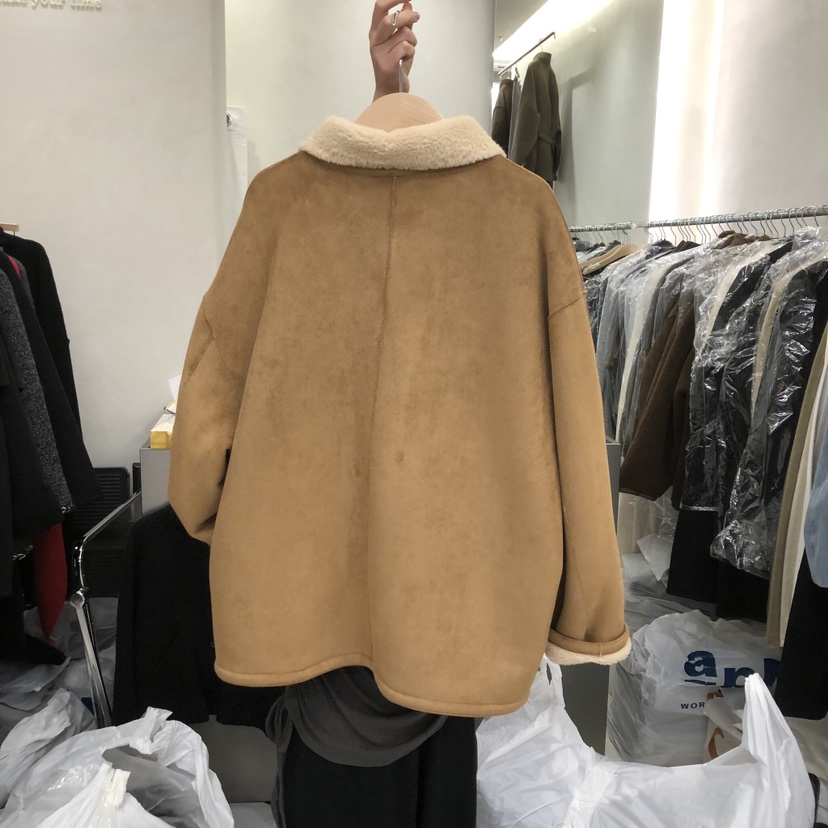 TAKE YOUE TIME東大門㊣代購女裝新品時尚25秋冬夾克雙面TAKE YOUE TIME夾克