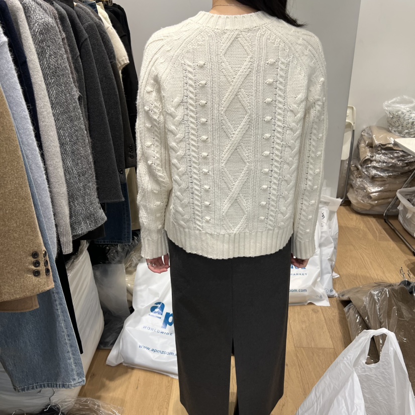 OUR-A韓國直郵㊣女裝新款休閑真品25秋冬推薦時尚熱賣針織衫OUR/NOVAE針織衫