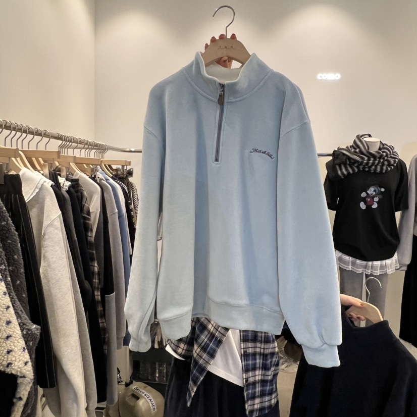 TAN&amp;COMO東大門㊣代購女裝新款職業人氣推薦休閑衛衣加絨tan-COMO衛衣