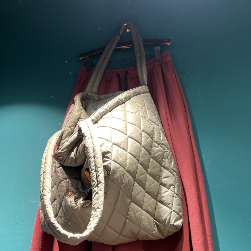 MERCI LINDA東大門㊣實拍女裝新款職業熱賣休閑手提包絎縫MERCI LINDA手提包圖色3