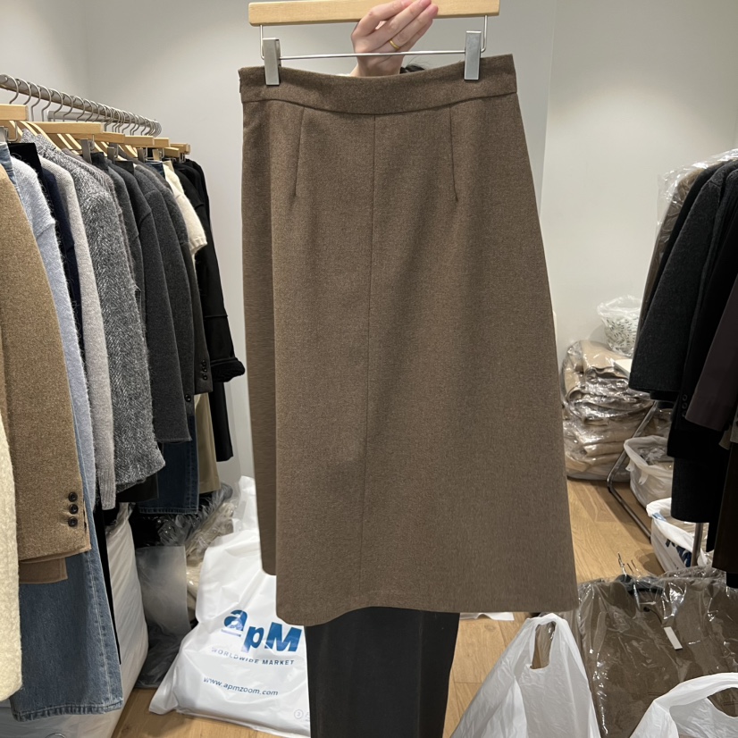 OUR-A韓國代購㊣女裝新品職業熱賣推薦人氣25秋冬半身裙中短裙OUR/NOVAE半身裙/中短裙