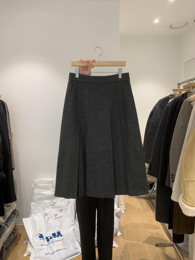 OUR-A韓國代購㊣女裝新品職業熱賣推薦人氣25秋冬半身裙中短裙OUR/NOVAE半身裙/中短裙圖色2