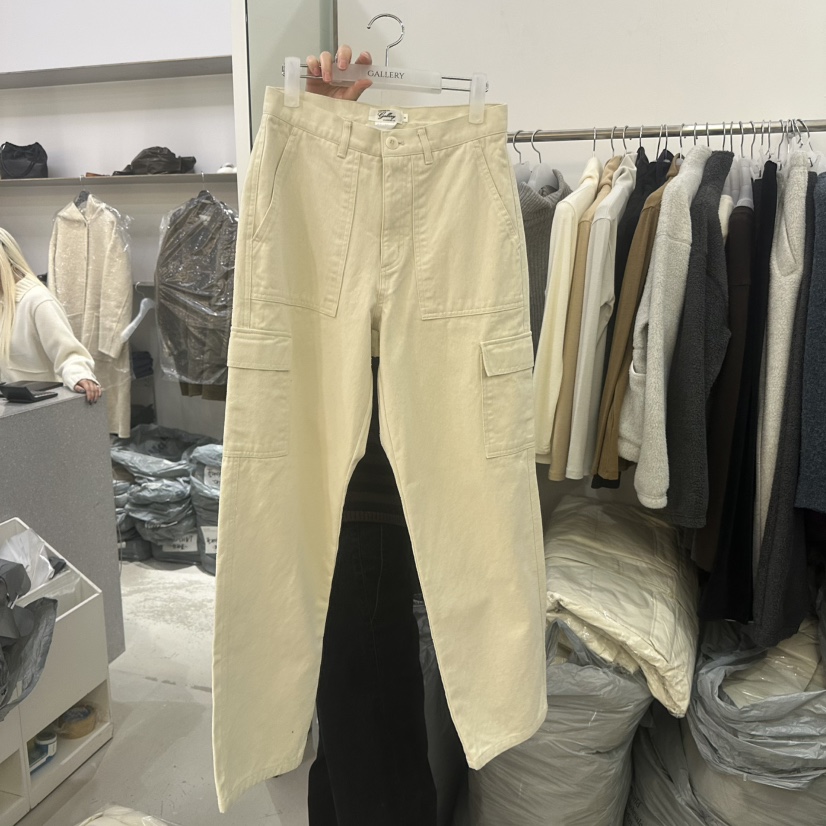 GALLERY-P東大門㊣實拍女裝新款25秋冬熱賣職業休閑褲工裝褲GALLERY-P休閑褲圖色1