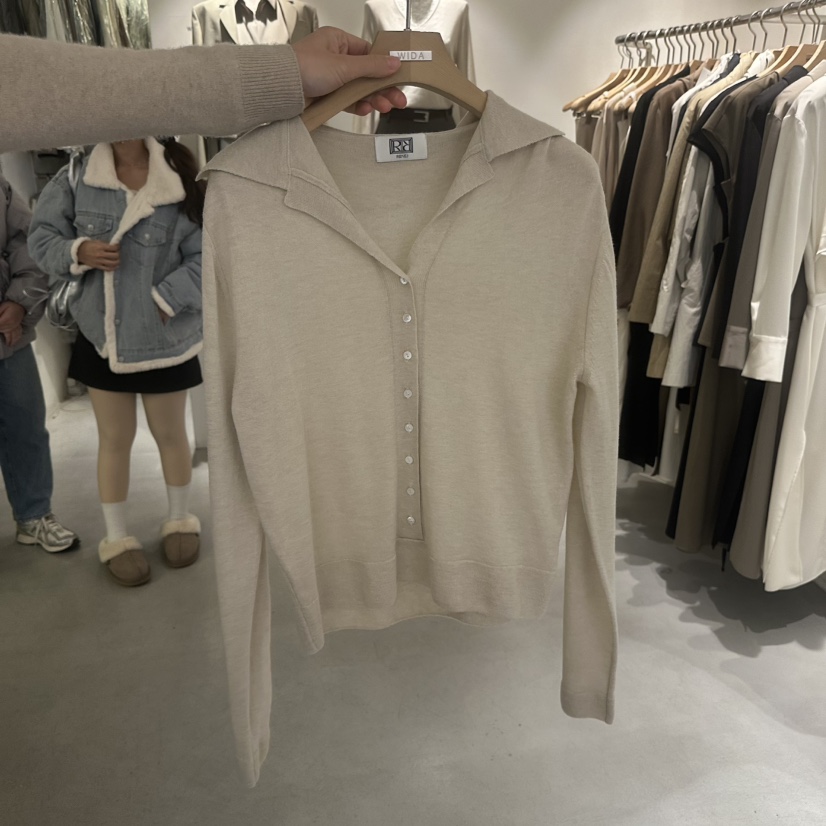 WIDA-P東大門㊣直郵女裝新款熱賣人氣休閑時尚職業25秋冬針織衫WIDA/RENEJ針織衫圖色2