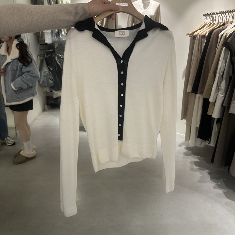 WIDA-P東大門㊣直郵女裝新款熱賣人氣休閑時尚職業25秋冬針織衫WIDA/RENEJ針織衫圖色5