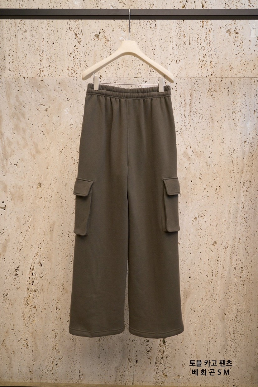 BLOSSOM韓國代購㊣女士新款25秋冬推薦人氣休閑褲工裝褲加絨BLOSSOM休閑褲