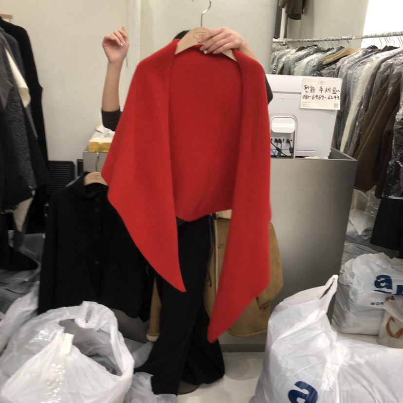TAKE YOUE TIME韓國代購㊣女士新款人氣休閑熱賣圍巾披肩TAKE YOUE TIME圍巾/披肩圖色3