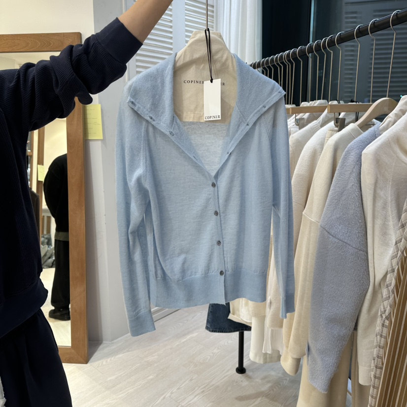 COPINER韓國代購㊣女士新品25秋冬熱賣職業休閑時尚推薦針織衫COPINER針織衫圖色4