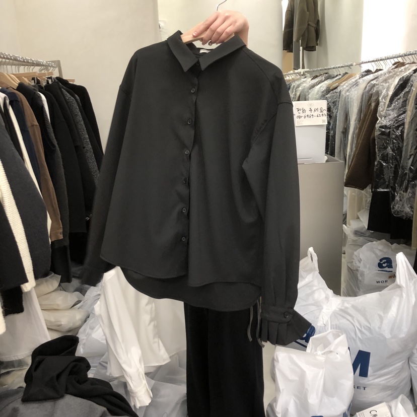 TAKE YOUE TIME東大門㊣實拍女士新品時尚職業襯衫蕾絲衫TAKE YOUE TIME襯衫/蕾絲衫圖色2