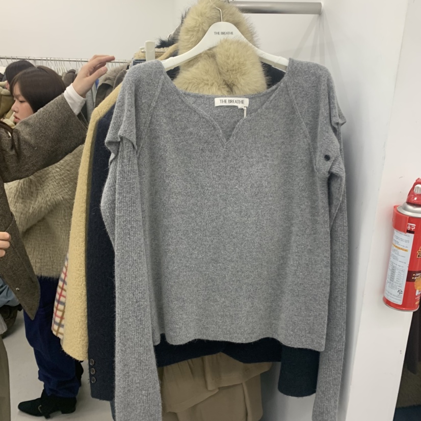 BREATHE韓國直郵㊣女裝新款25秋冬人氣時尚休閑熱賣推薦針織衫BREATHE針織衫圖色2