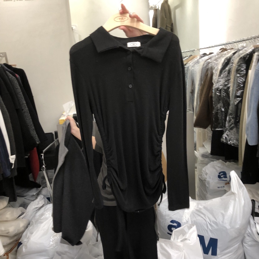 TAKE YOUE TIME韓國直郵㊣女裝新品人氣25秋冬時尚長袖T恤TAKE YOUE TIME長袖T恤圖色1