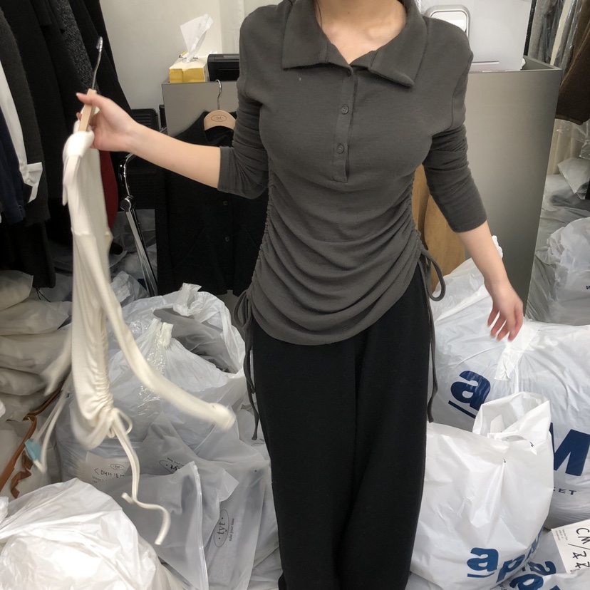 TAKE YOUE TIME韓國直郵㊣女裝新品人氣25秋冬時尚長袖T恤TAKE YOUE TIME長袖T恤圖色2