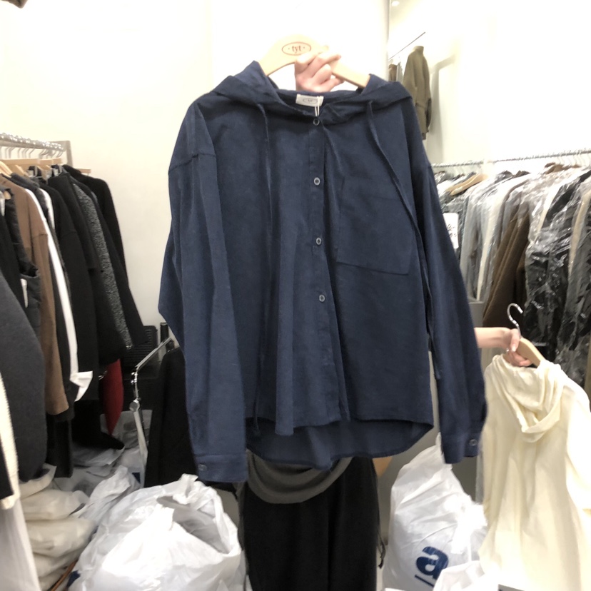 TAKE YOUE TIME韓國直郵㊣女裝新款職業襯衫蕾絲衫連帽衫TAKE YOUE TIME襯衫/蕾絲衫圖色2