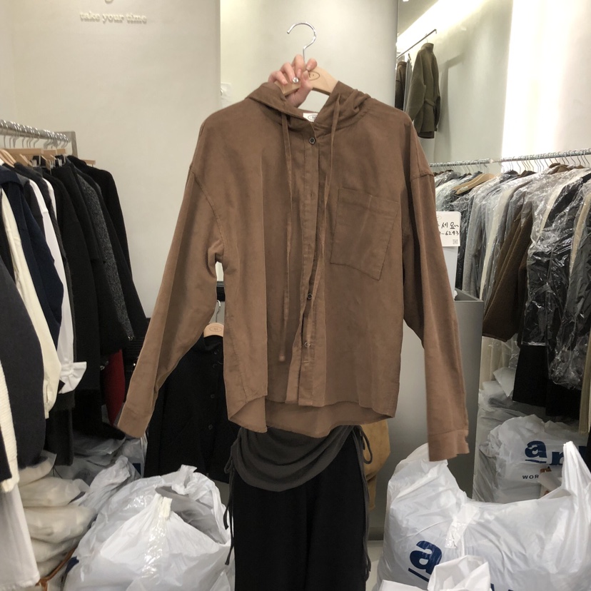 TAKE YOUE TIME韓國直郵㊣女裝新款職業襯衫蕾絲衫連帽衫TAKE YOUE TIME襯衫/蕾絲衫圖色3