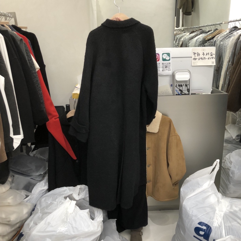 TAKE YOUE TIME韓國直郵㊣女裝新品推薦職業中長款大衣手工TAKE YOUE TIME中長款大衣