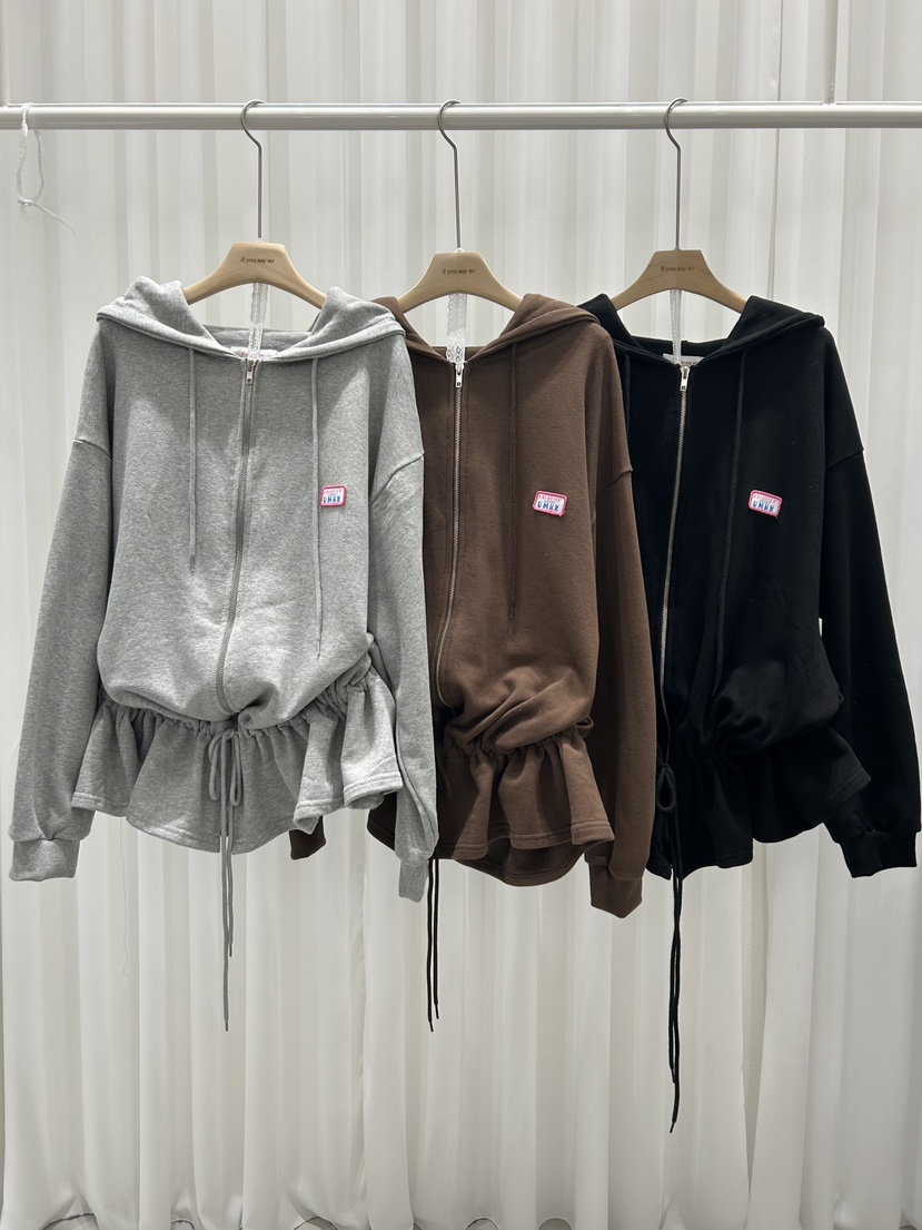 IF YOU SAY SO東大門㊣直郵女士新款推薦熱賣夾克連帽衫IF YOU SAY SO夾克