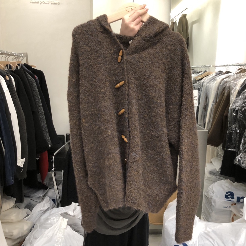 TAKE YOUE TIME東大門㊣直郵女士新品職業推薦毛衣開衫連帽TAKE YOUE TIME毛衣圖色3