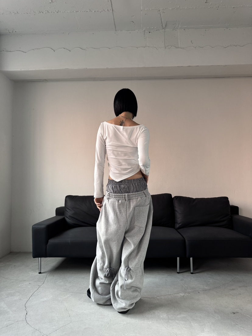 SEEOT東大門㊣直郵女裝新品25秋冬人氣推薦休閑褲男女同款寬松SEEOT休閑褲