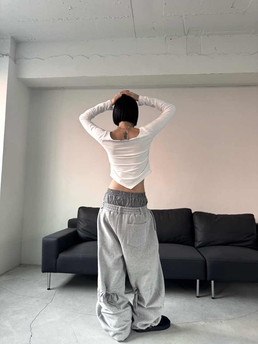 SEEOT東大門㊣直郵女裝新品25秋冬人氣推薦休閑褲男女同款寬松SEEOT休閑褲