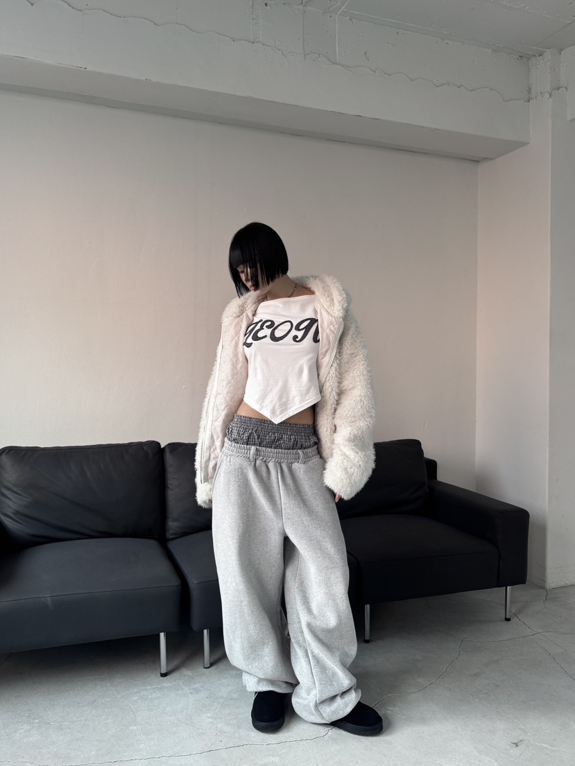 SEEOT東大門㊣直郵女裝新品25秋冬人氣推薦休閑褲男女同款寬松SEEOT休閑褲