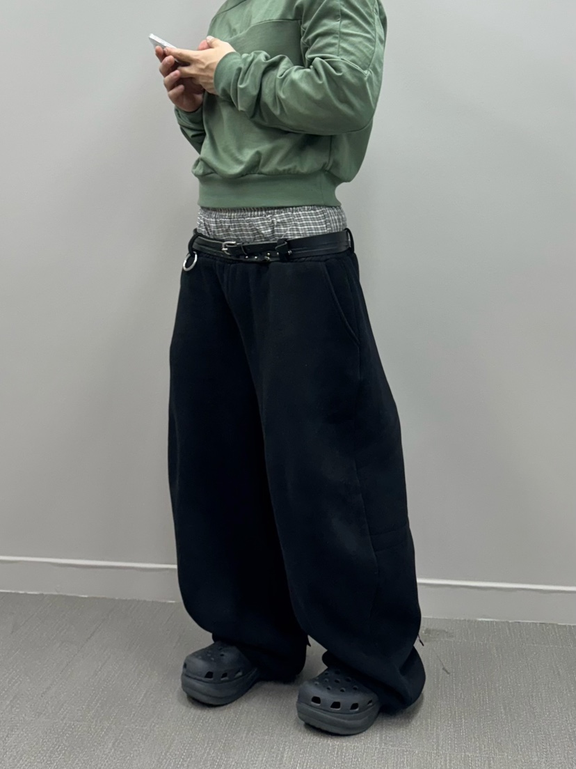 SEEOT東大門㊣直郵女裝新品25秋冬人氣推薦休閑褲男女同款寬松SEEOT休閑褲