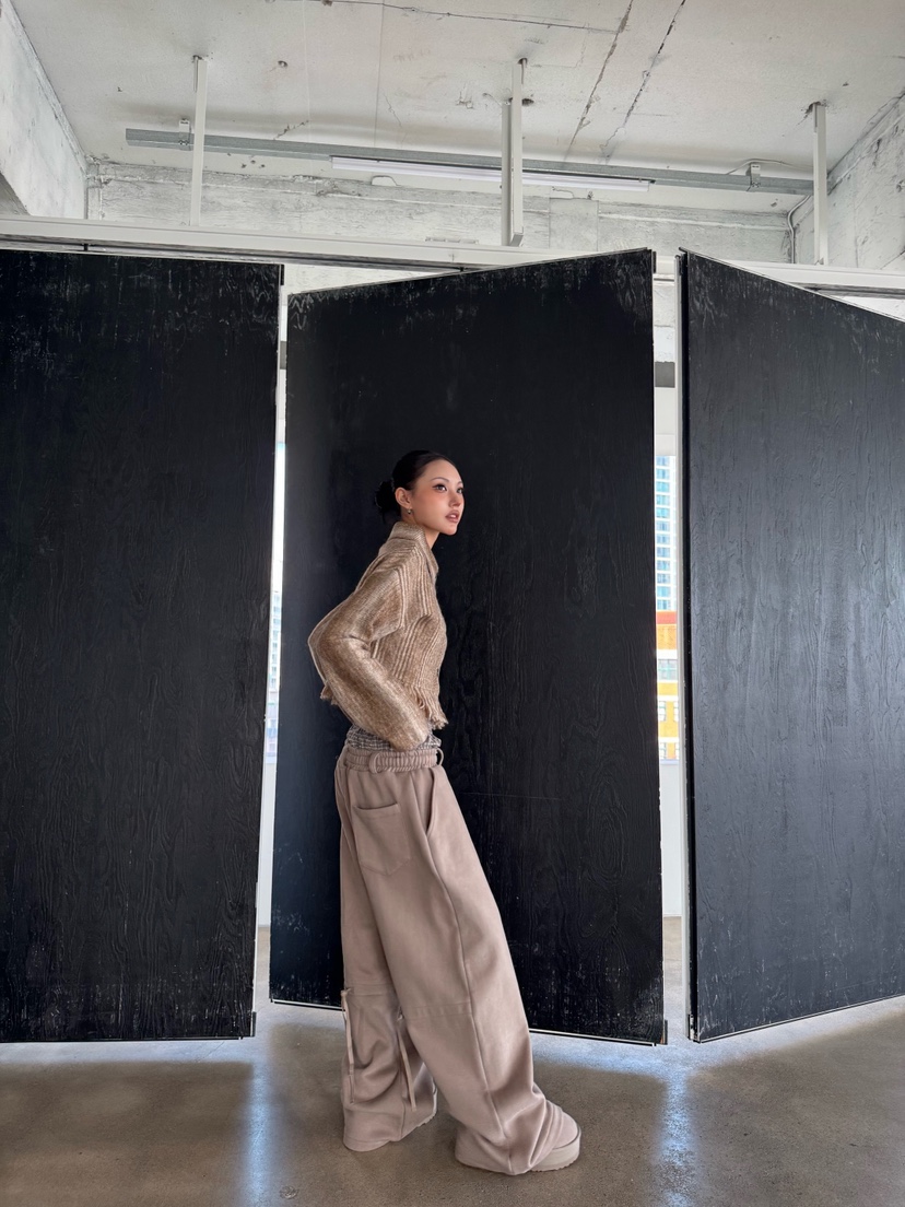 SEEOT東大門㊣直郵女裝新品25秋冬人氣推薦休閑褲男女同款寬松SEEOT休閑褲