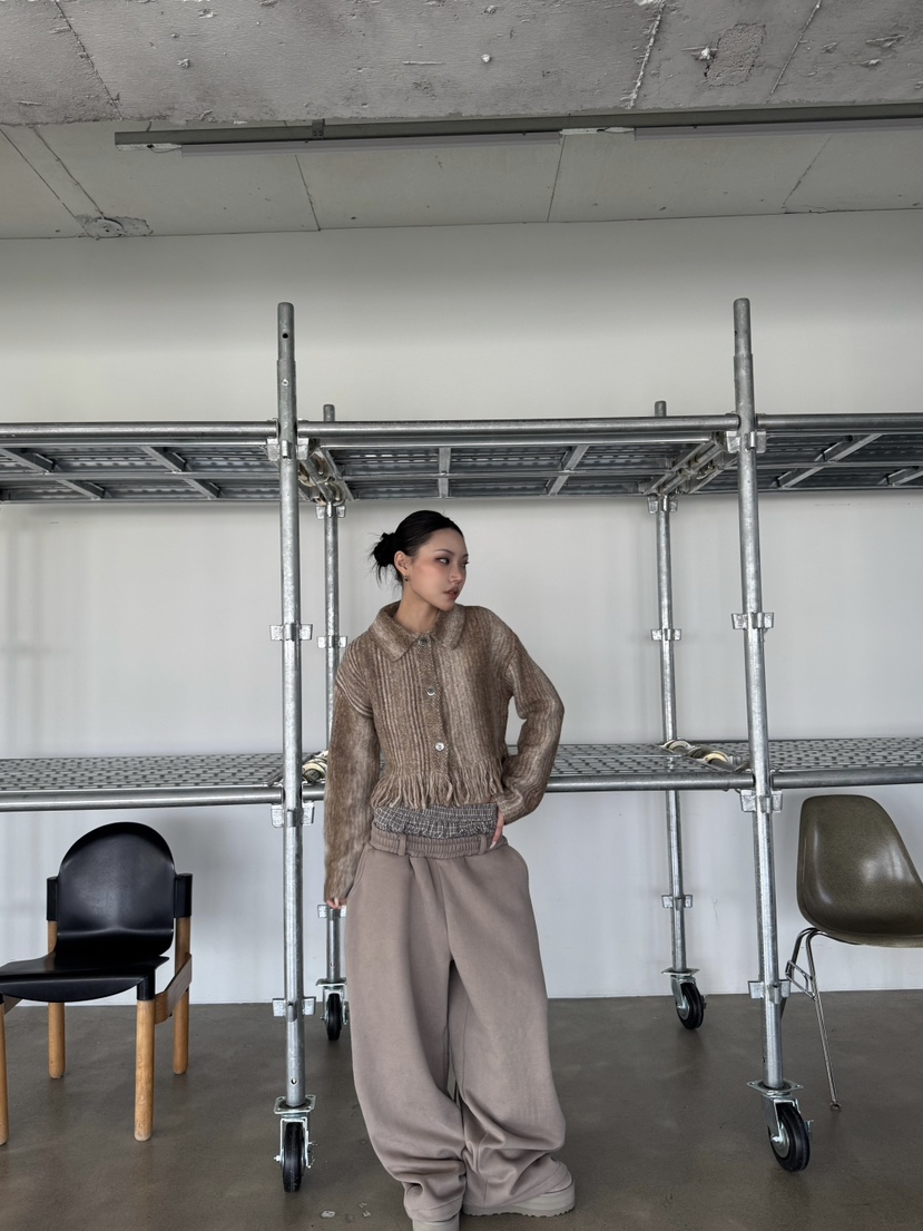 SEEOT東大門㊣直郵女裝新品25秋冬人氣推薦休閑褲男女同款寬松SEEOT休閑褲