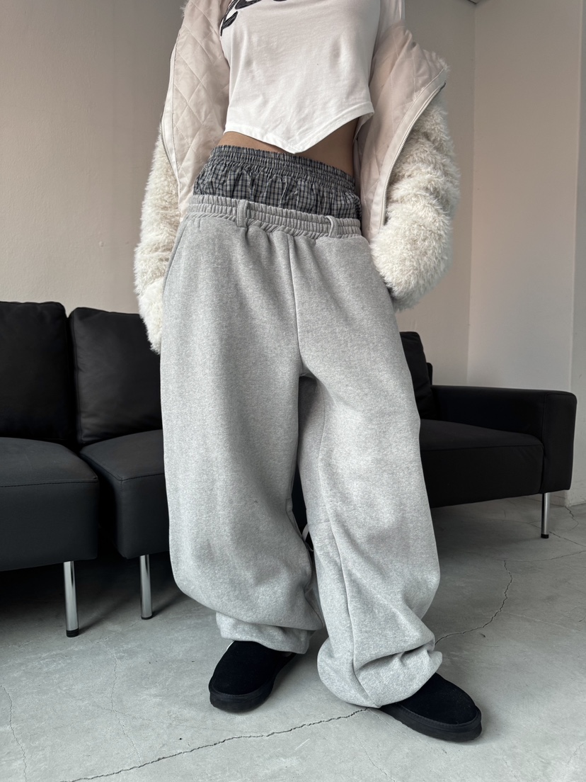 SEEOT東大門㊣直郵女裝新品25秋冬人氣推薦休閑褲男女同款寬松SEEOT休閑褲圖色1