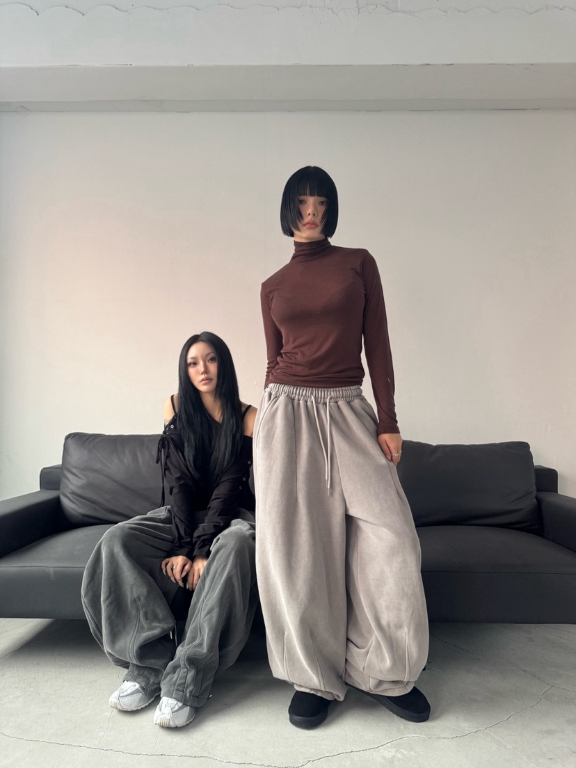 SEEOT東大門㊣直郵女士新款熱賣職業25秋冬時尚休閑褲男女同款GGD休閑褲