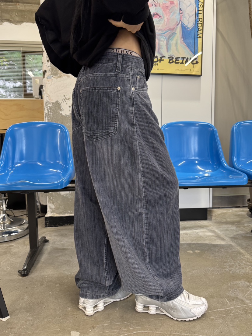 SEEOT韓國代購㊣女士新款人氣休閑熱賣推薦休閑褲男女同款條紋SEEOT休閑褲