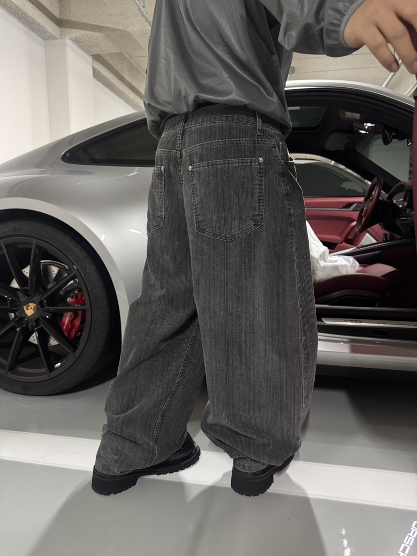 SEEOT韓國代購㊣女士新款人氣休閑熱賣推薦休閑褲男女同款條紋SEEOT休閑褲