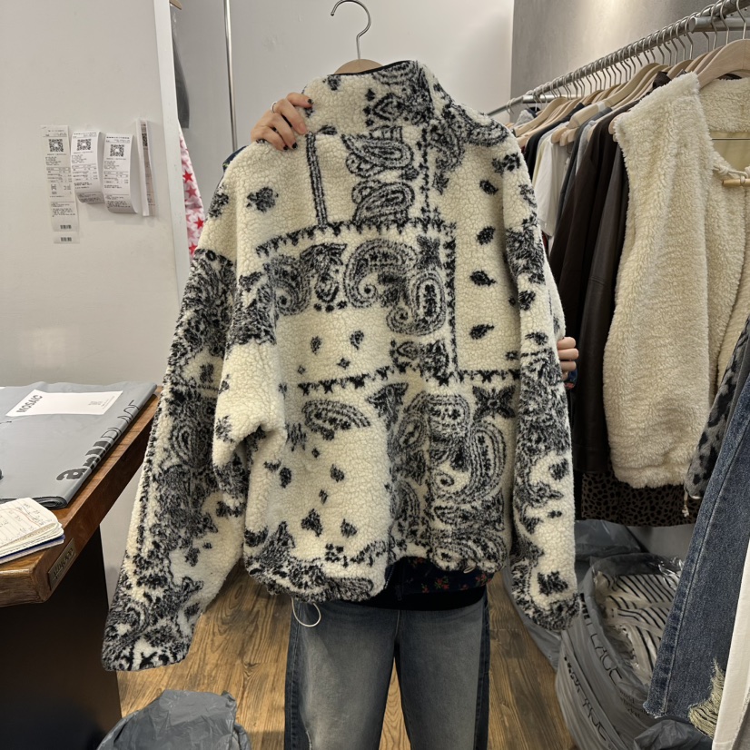 MOSAIC韓國直郵㊣女裝新款25秋冬人氣時尚熱賣推薦夾克羊毛MOSAIC夾克