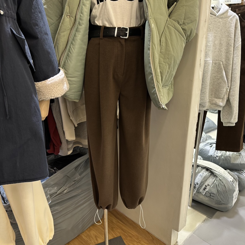 URBANE-P東大門㊣代購女裝新品休閑職業時尚休閑褲不含腰帶URBANE-P休閑褲圖色2