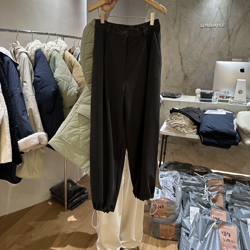 URBANE-P東大門㊣代購女裝新品休閑職業時尚休閑褲不含腰帶URBANE-P休閑褲圖色3