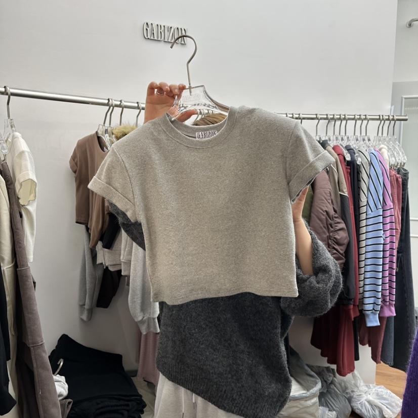 GABIZON東大門㊣代購女裝新款推薦熱賣人氣25秋冬休閑時尚T恤GABIZONT恤圖色3