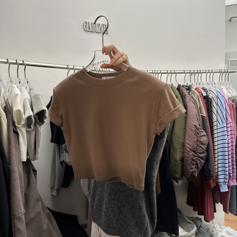 GABIZON東大門㊣代購女裝新款推薦熱賣人氣25秋冬休閑時尚T恤GABIZONT恤圖色4