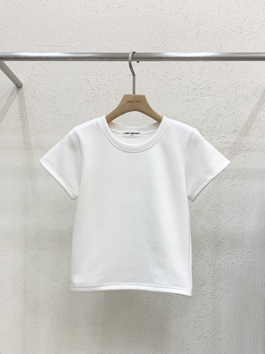 LIGHT AND SALT韓國代購㊣女裝新品人氣時尚25秋冬T恤貂皮LIGHT AND SALTT恤圖色1