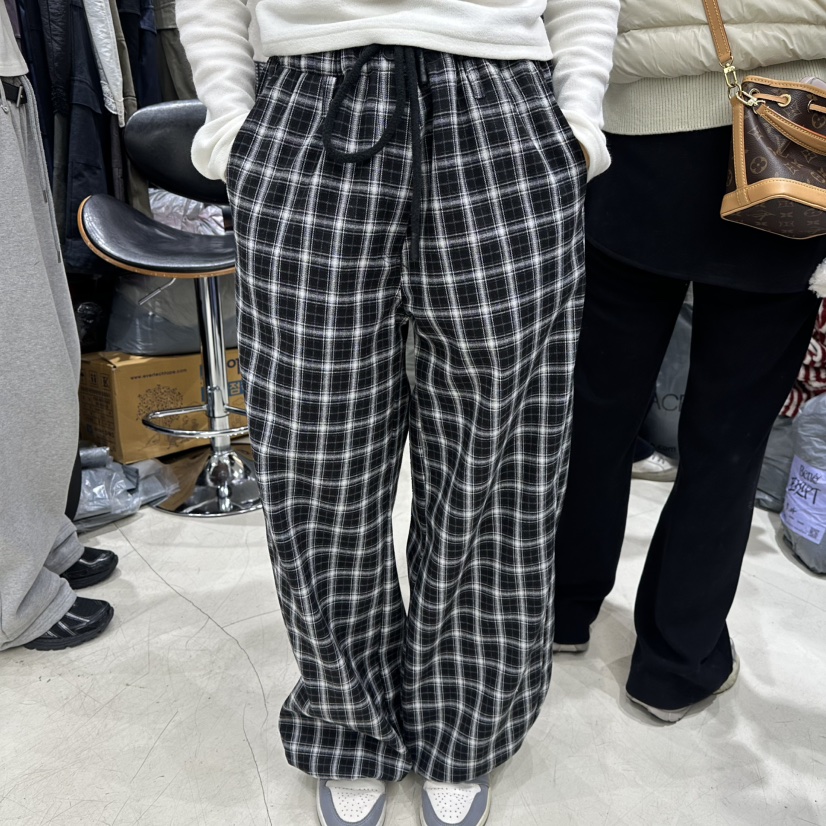 BENE韓國直郵㊣女士新款人氣推薦休閑熱賣25秋冬時尚休閑褲BENE休閑褲圖色3黑色