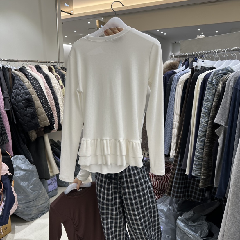 BENE東大門㊣直郵女士新品休閑時尚人氣熱賣職業25秋冬長袖T恤BENE長袖T恤