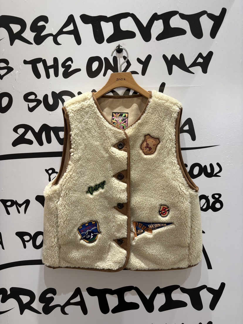 2ND K東大門㊣直郵女裝新品熱賣人氣職業25秋冬推薦馬甲羊毛2ND K馬甲圖色1