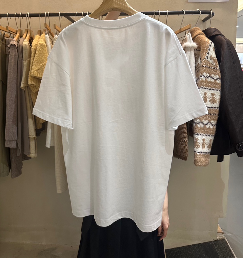 ERIA韓國代購㊣女士新品25秋冬職業休閑熱賣推薦人氣時尚T恤ERIA/HUET恤