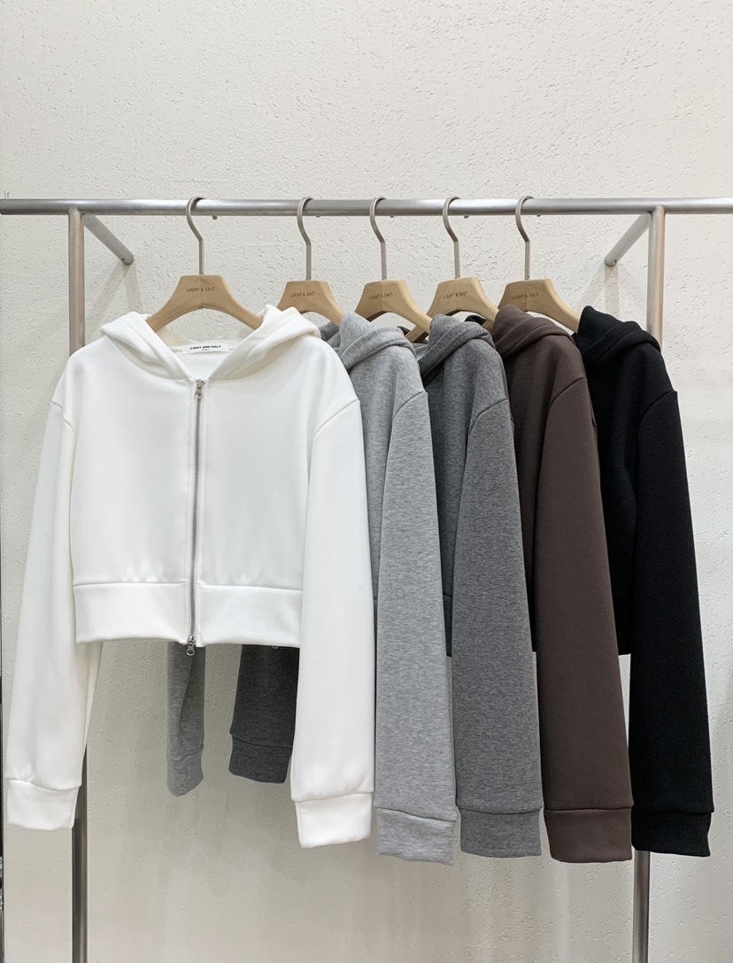 LIGHT AND SALT東大門㊣實拍女士新品推薦夾克連帽衫短款貂皮LIGHT AND SALT夾克