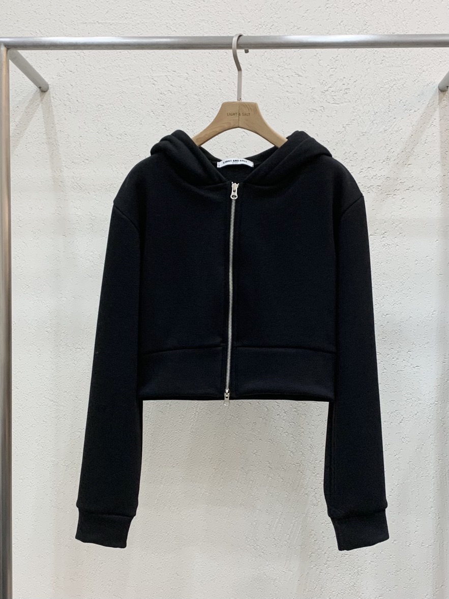 LIGHT AND SALT東大門㊣實拍女士新品推薦夾克連帽衫短款貂皮LIGHT AND SALT夾克圖色5